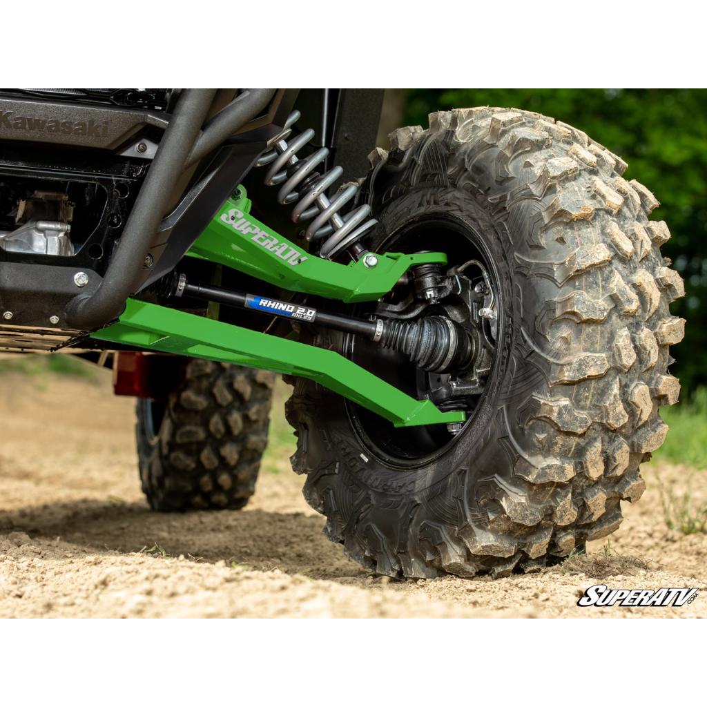 SuperATV Kawasaki Teryx KRX 1000 1.5" Forward Offset Boxed A - Arms - MojoMotoSport.com