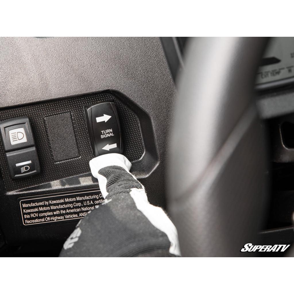 SuperATV Kawasaki Teryx KRX 1000 Deluxe Plug & Play Turn Signal Kit - MojoMotoSport.com