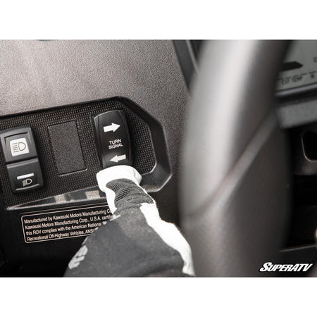 SuperATV Kawasaki Teryx KRX 1000 Deluxe Plug & Play Turn Signal Kit - MojoMotoSport.com