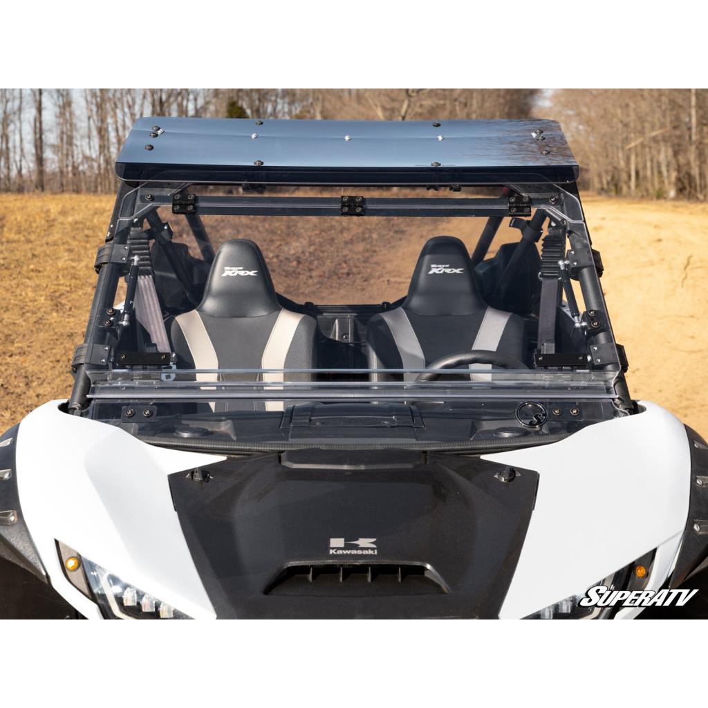 SuperATV Kawasaki Teryx KRX 1000 Flip Windshield - MojoMotoSport.com