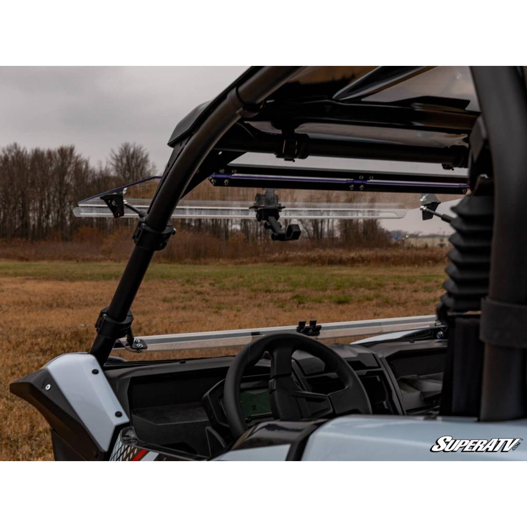 SuperATV Kawasaki Teryx KRX 1000 Flip Windshield - MojoMotoSport.com