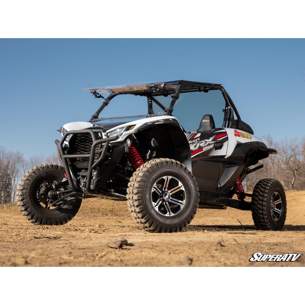 SuperATV Kawasaki Teryx KRX 1000 Flip Windshield - MojoMotoSport.com