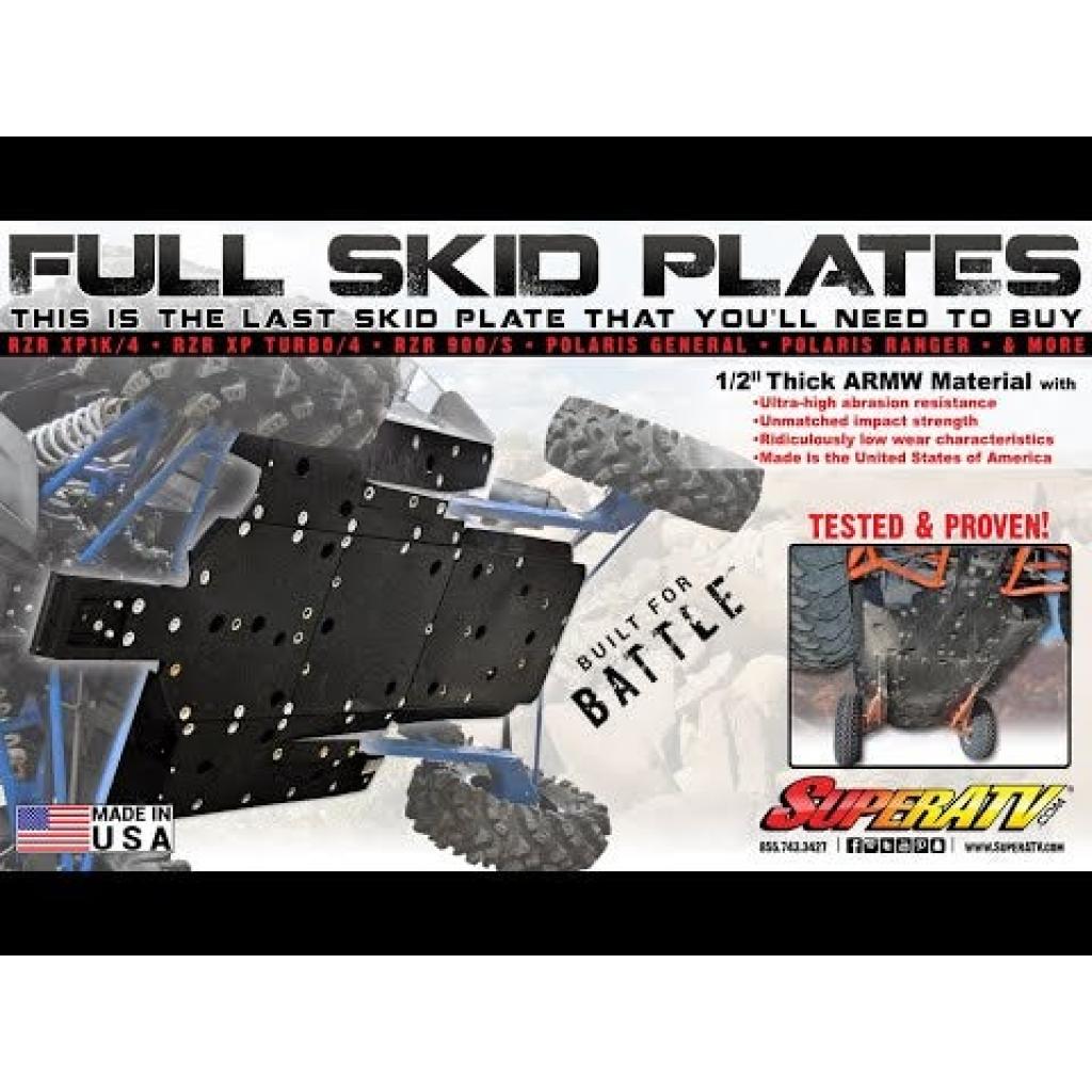 SuperATV Kawasaki Teryx KRX 1000 Full Skid Plate - MojoMotoSport.com