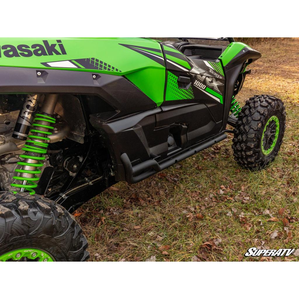 SuperATV Kawasaki Teryx KRX 1000 Heavy - Duty Nerf Bars - MojoMotoSport.com