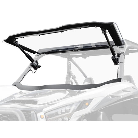 SuperATV Kawasaki Teryx KRX 1000 MaxDrive Power Flip Windshield - MojoMotoSport.com
