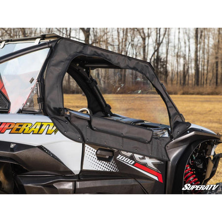 SuperATV Kawasaki Teryx KRX 1000 Primal Soft Cab Enclosure Upper Doors - MojoMotoSport.com