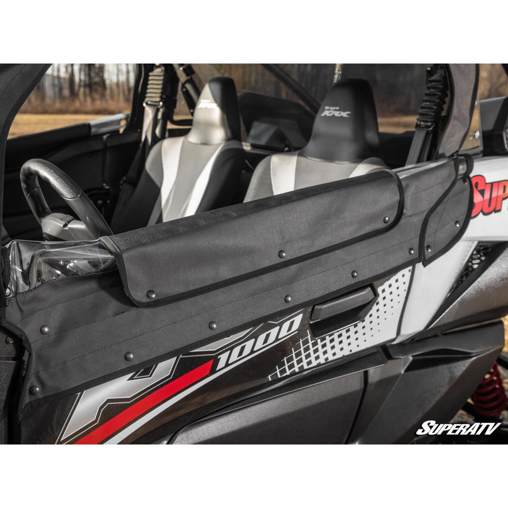 SuperATV Kawasaki Teryx KRX 1000 Primal Soft Cab Enclosure Upper Doors - MojoMotoSport.com