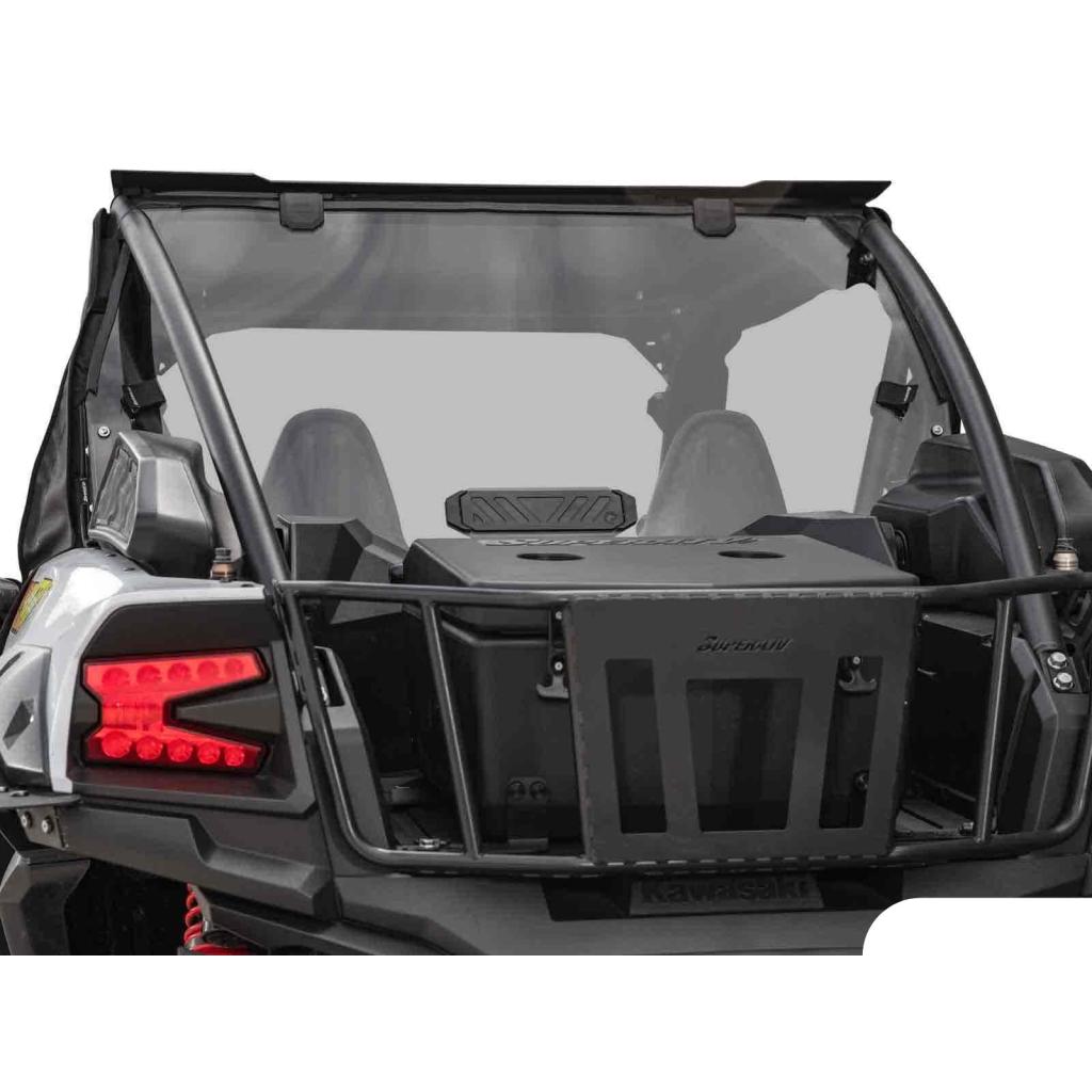 SuperATV Kawasaki Teryx KRX 1000 Rear Vented Windshield - MojoMotoSport.com