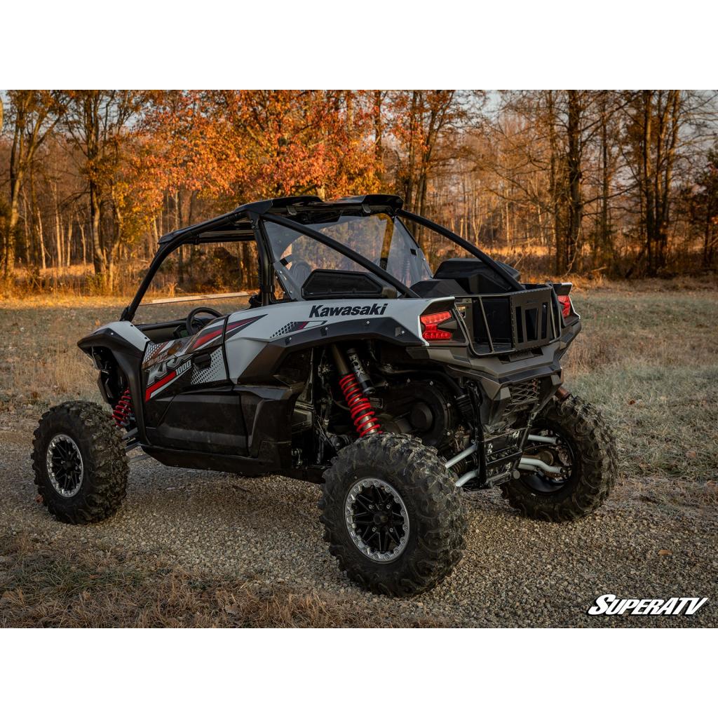 SuperATV Kawasaki Teryx KRX 1000 Rear Windshield - MojoMotoSport.com