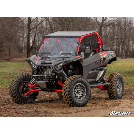 SuperATV Kawasaki Teryx KRX 1000 Scratch Resistant Vented Full Windshield - MojoMotoSport.com