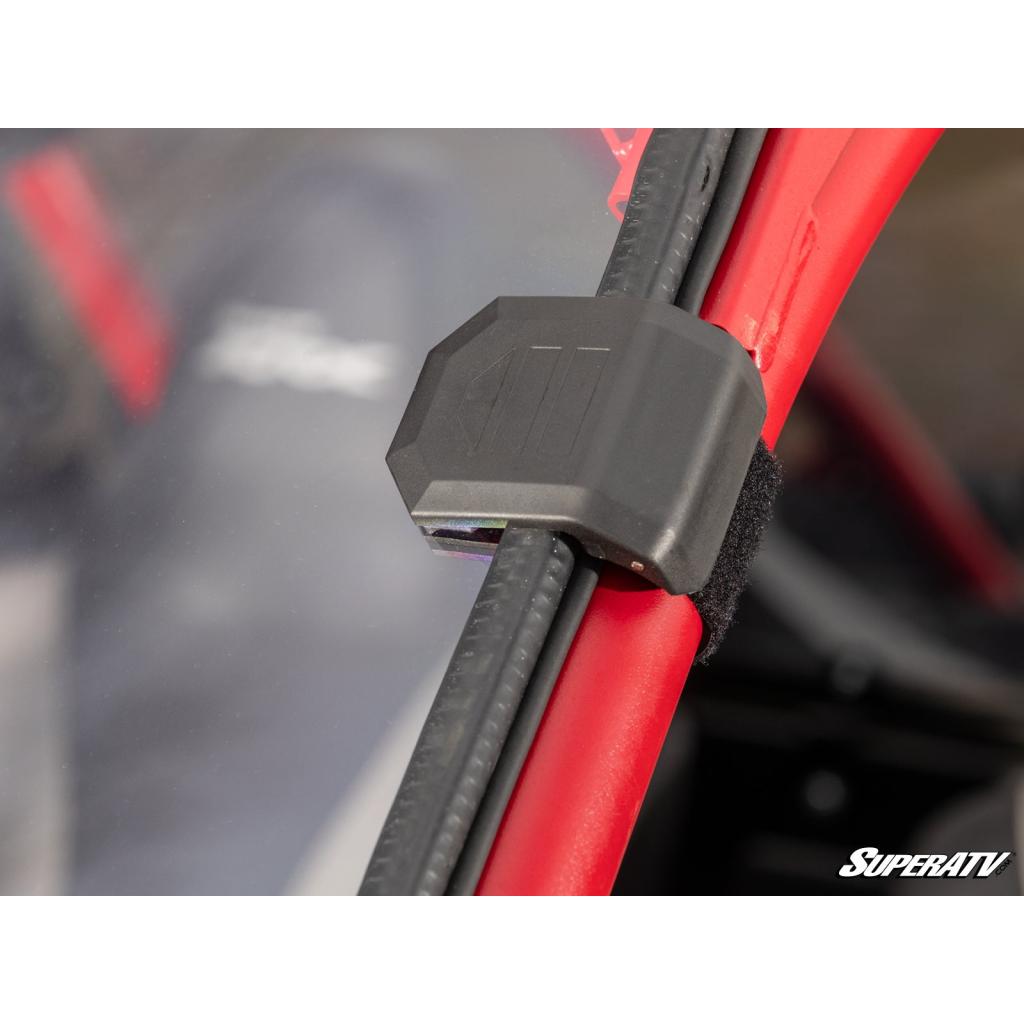 SuperATV Kawasaki Teryx KRX 1000 Scratch Resistant Vented Full Windshield - MojoMotoSport.com