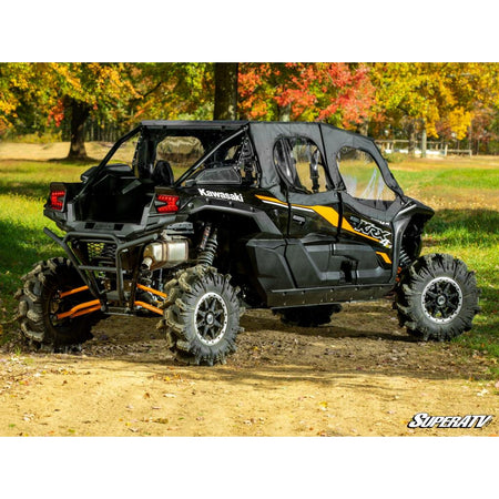 SuperATV Kawasaki Teryx KRX 4 1000 Primal Soft Cab Enclosure Upper Doors - MojoMotoSport.com