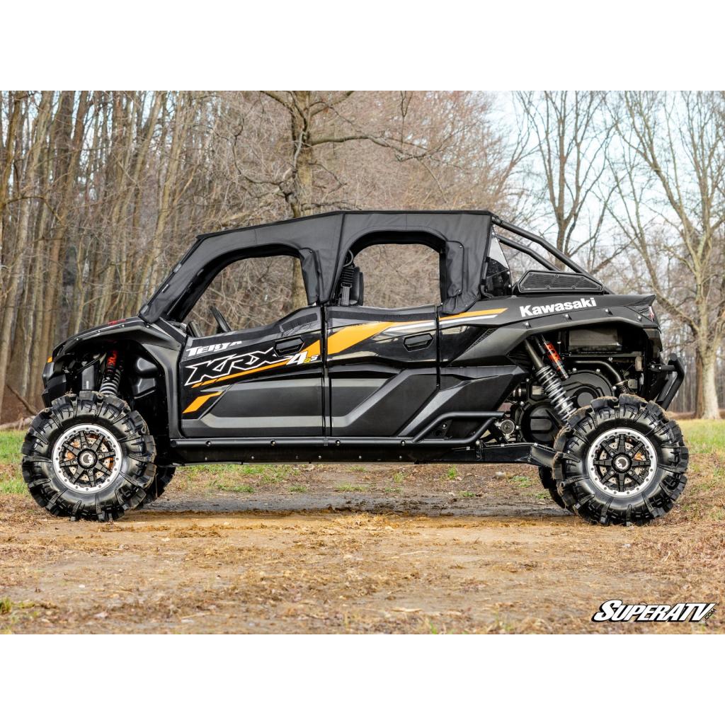 SuperATV Kawasaki Teryx KRX 4 Heavy - Duty Nerf Bars - MojoMotoSport.com