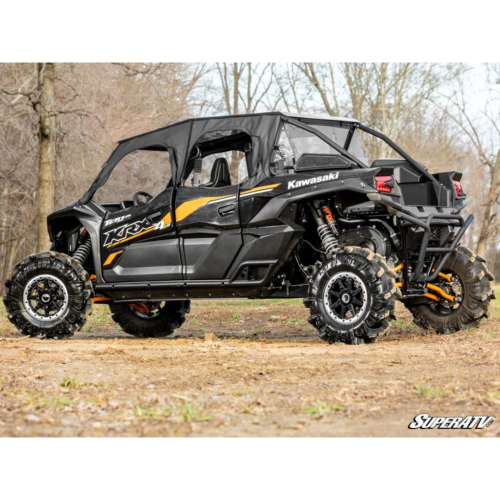 SuperATV Kawasaki Teryx KRX 4 Heavy - Duty Nerf Bars - MojoMotoSport.com