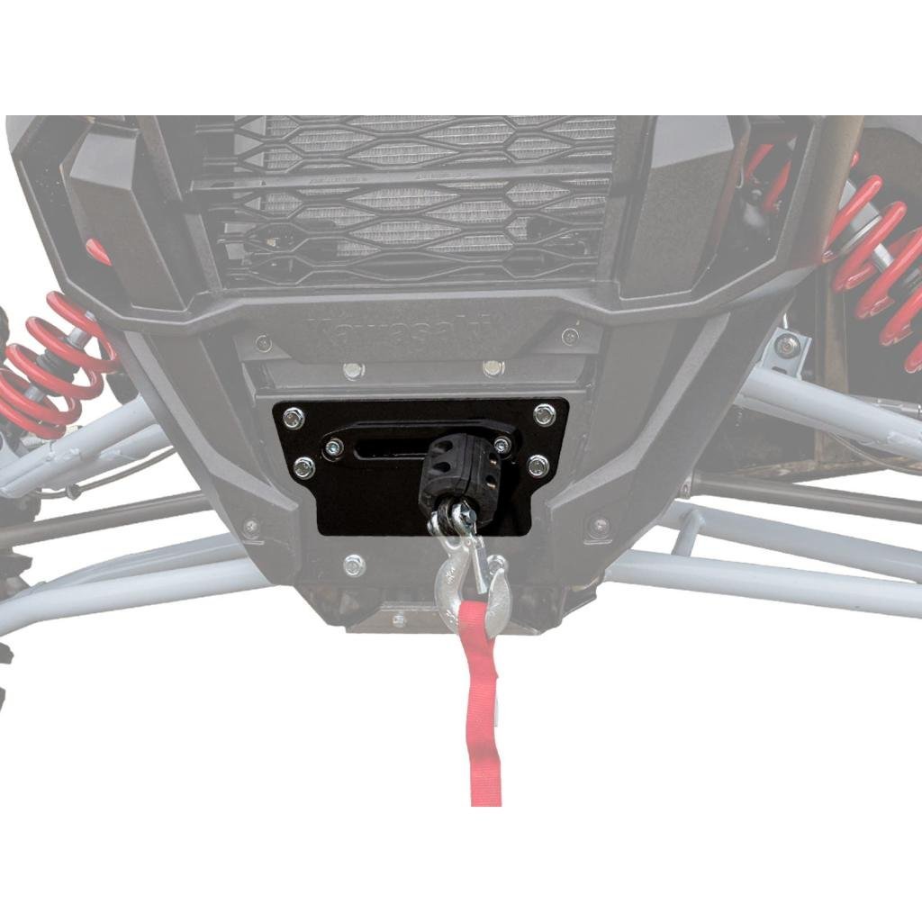 SuperATV Kawasaki Teryx KRX Winch Mounting Plate - MojoMotoSport.com