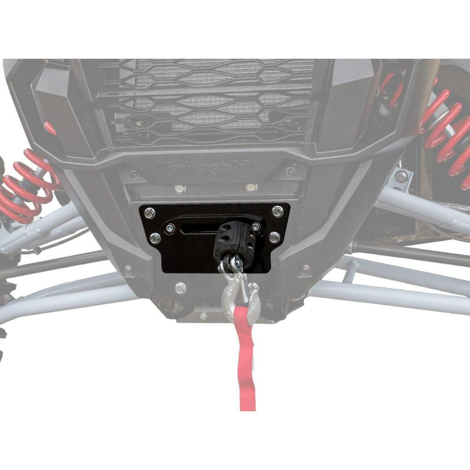 SuperATV Kawasaki Teryx KRX Winch Mounting Plate - MojoMotoSport.com
