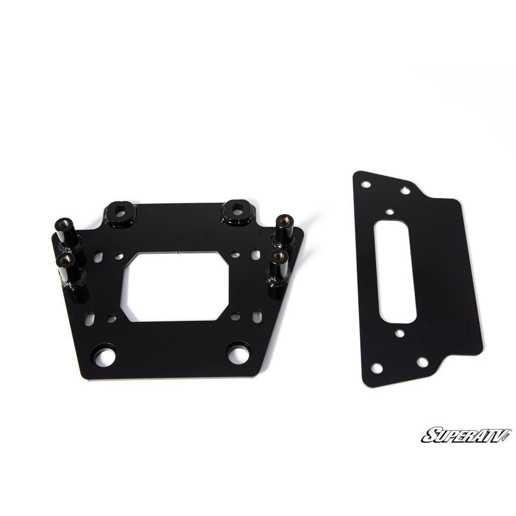 SuperATV Kawasaki Teryx KRX Winch Mounting Plate - MojoMotoSport.com