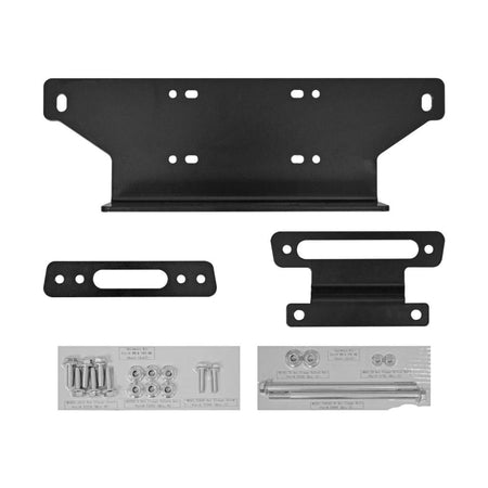SuperATV Kawasaki Teryx Winch Mounting Plate - MojoMotoSport.com