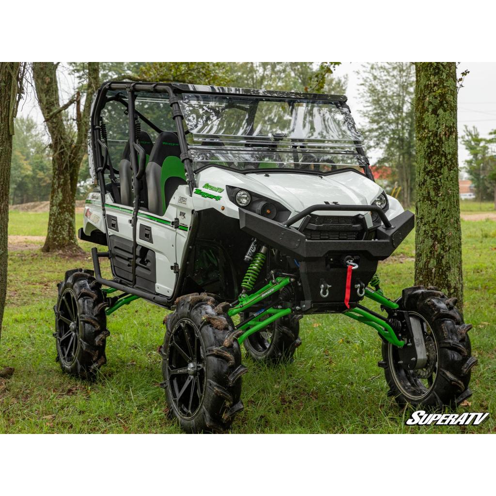 SuperATV Kawasaki Teryx Winch Ready Front Bumper - MojoMotoSport.com