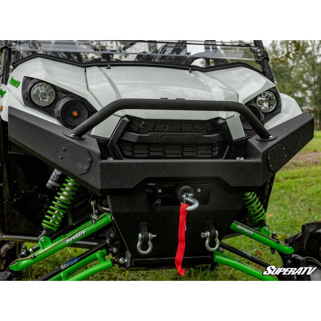 SuperATV Kawasaki Teryx Winch Ready Front Bumper - MojoMotoSport.com