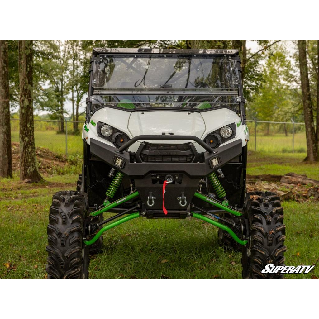 SuperATV Kawasaki Teryx Winch Ready Front Bumper - MojoMotoSport.com