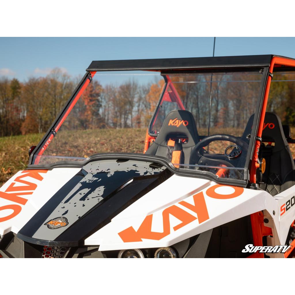 SuperATV Kayo S200 Scratch - Resistant Full Windshield - MojoMotoSport.com
