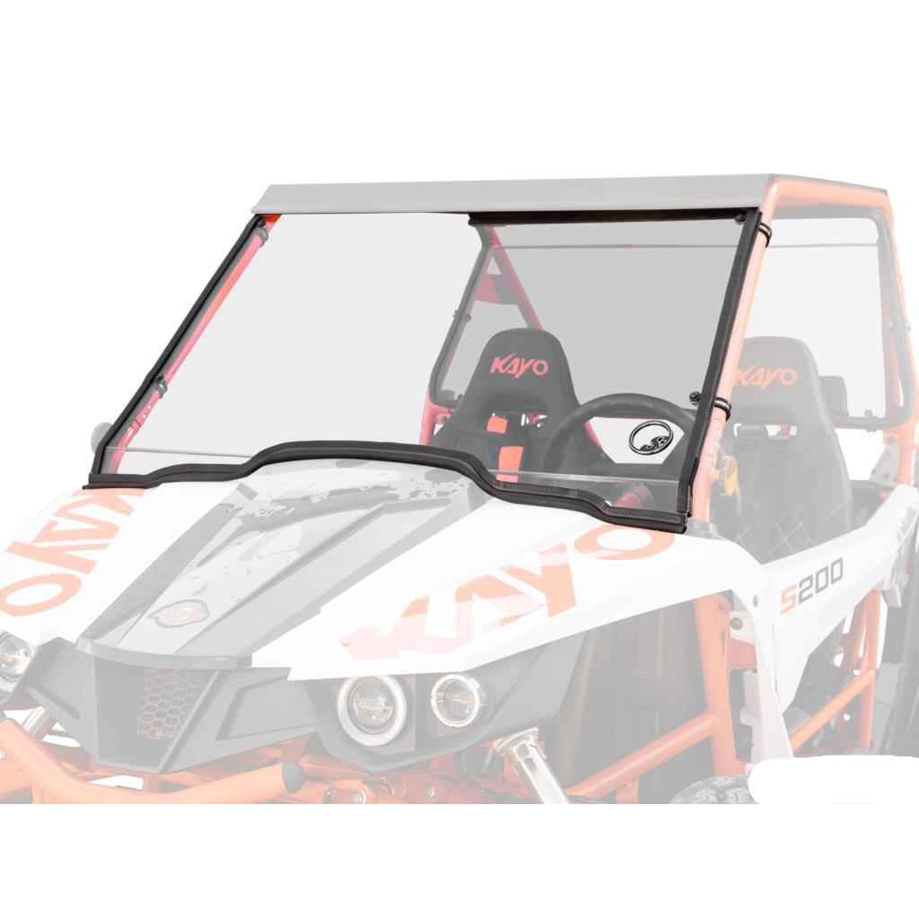 SuperATV Kayo S200 Scratch - Resistant Full Windshield - MojoMotoSport.com