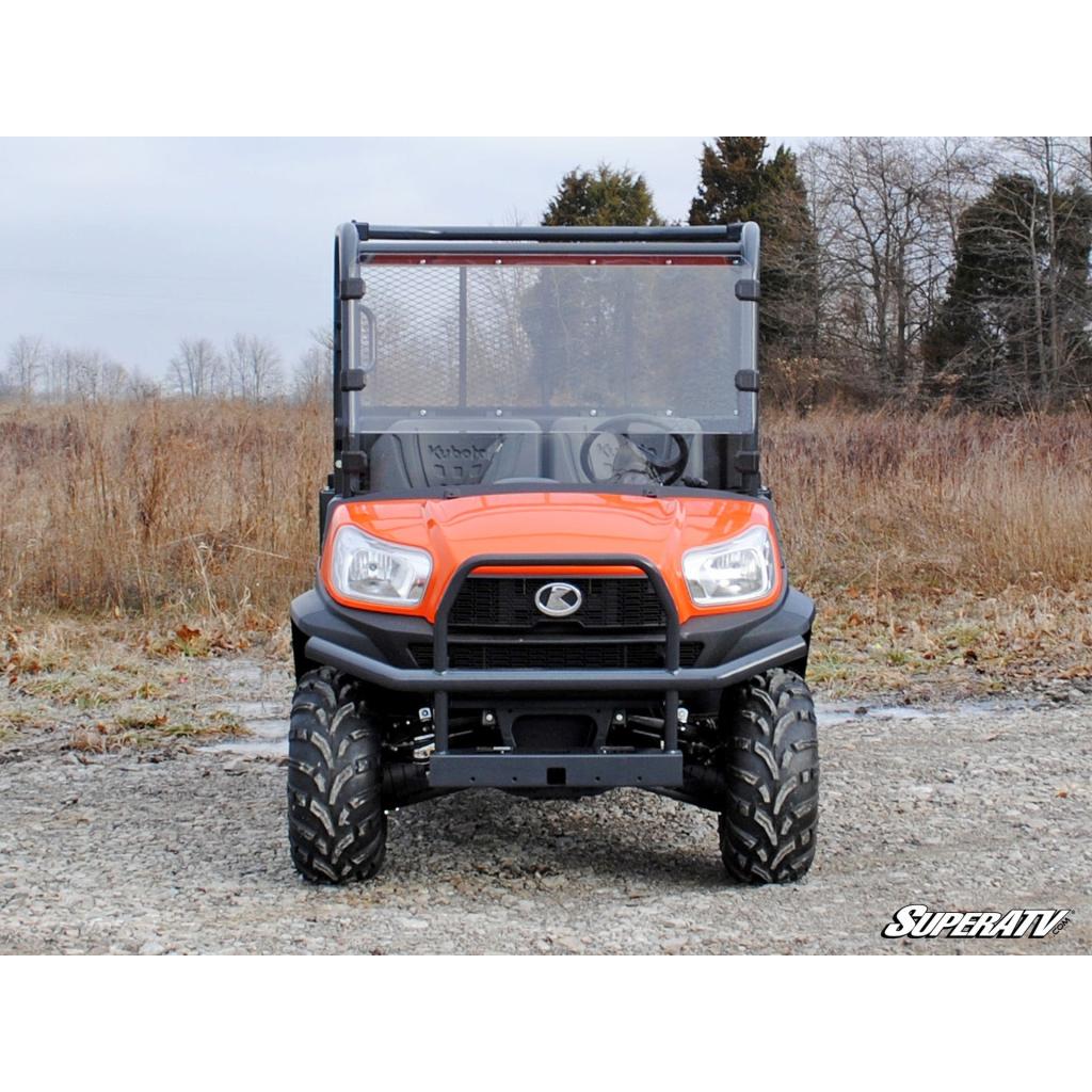 SuperATV Kubota RTV Scratch - Resistant Full Windshield - MojoMotoSport.com