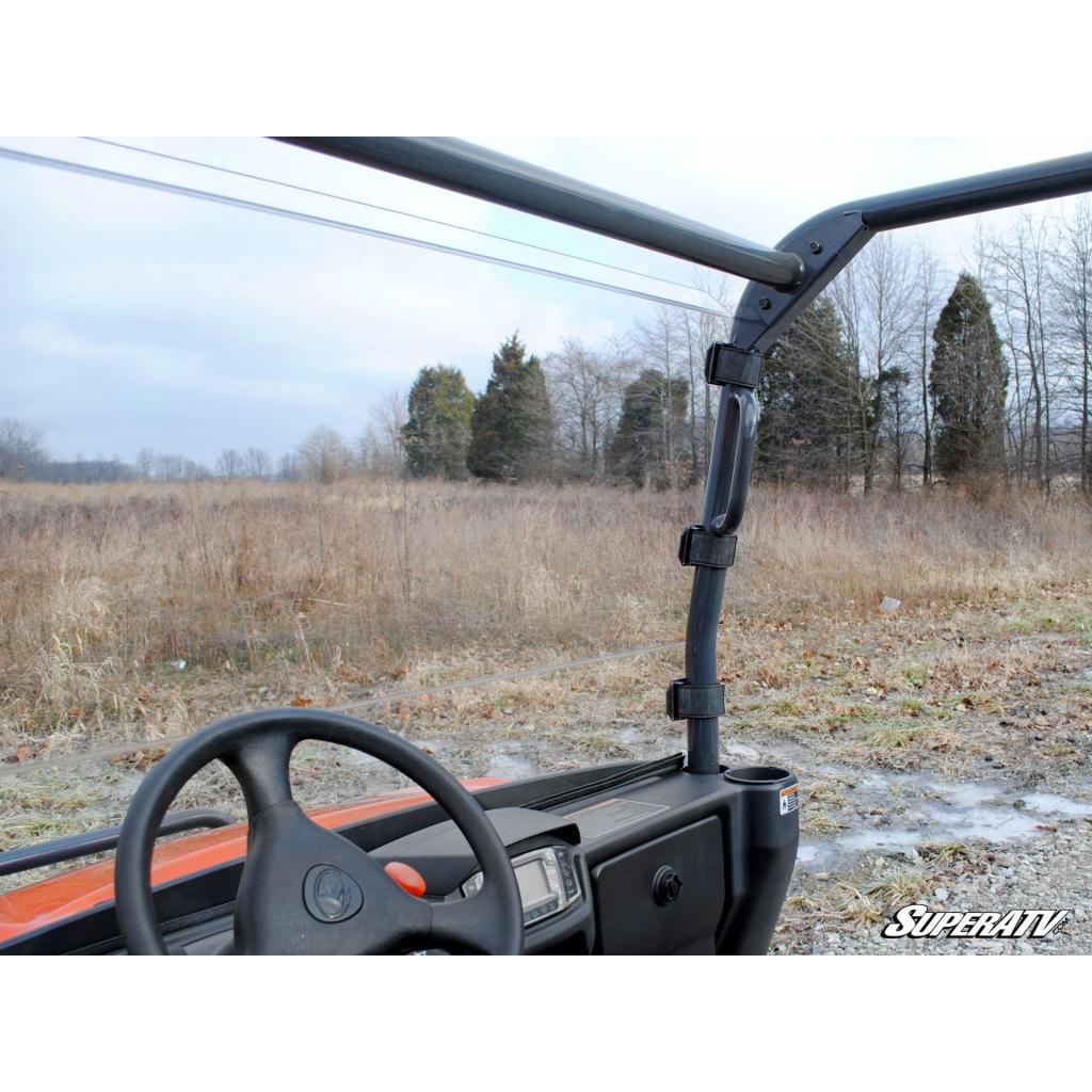 SuperATV Kubota RTV Scratch - Resistant Full Windshield - MojoMotoSport.com