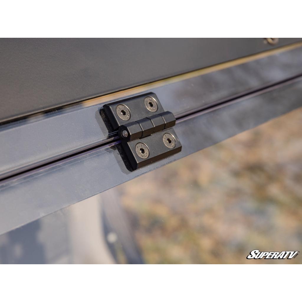 SuperATV KYMCO UXV Scratch - Resistant Flip Windshield - MojoMotoSport.com