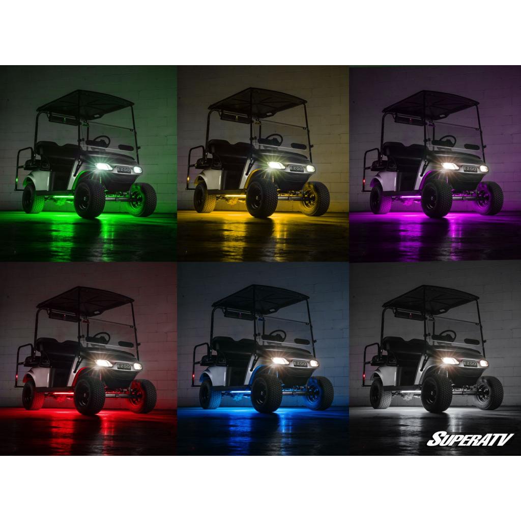 SuperATV Metra Powersports Golf Cart LED Underglow Lights - MojoMotoSport.com