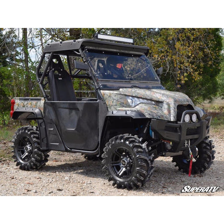 SuperATV ODES Dominator Scratch Resistant Flip Windshield - MojoMotoSport.com