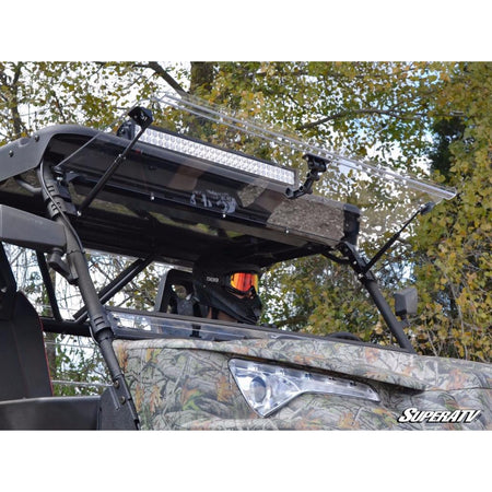 SuperATV ODES Dominator Scratch Resistant Flip Windshield - MojoMotoSport.com