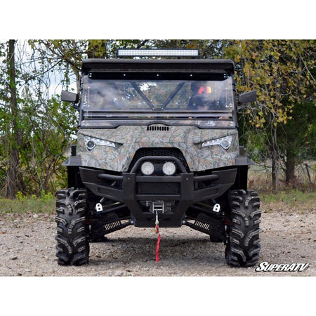SuperATV ODES Dominator Scratch Resistant Flip Windshield - MojoMotoSport.com