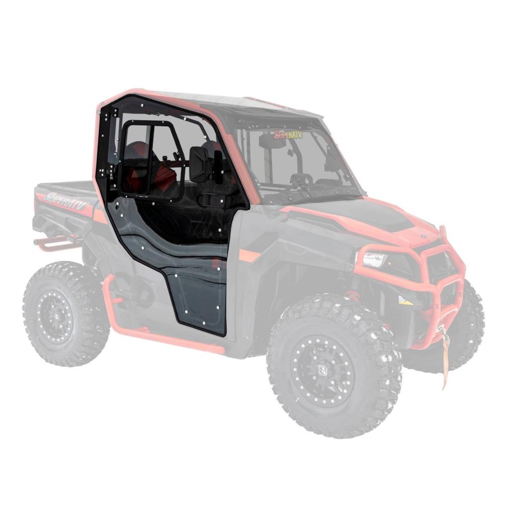 SuperATV Polaris General 1000 Cab Enclosure Doors - MojoMotoSport.com