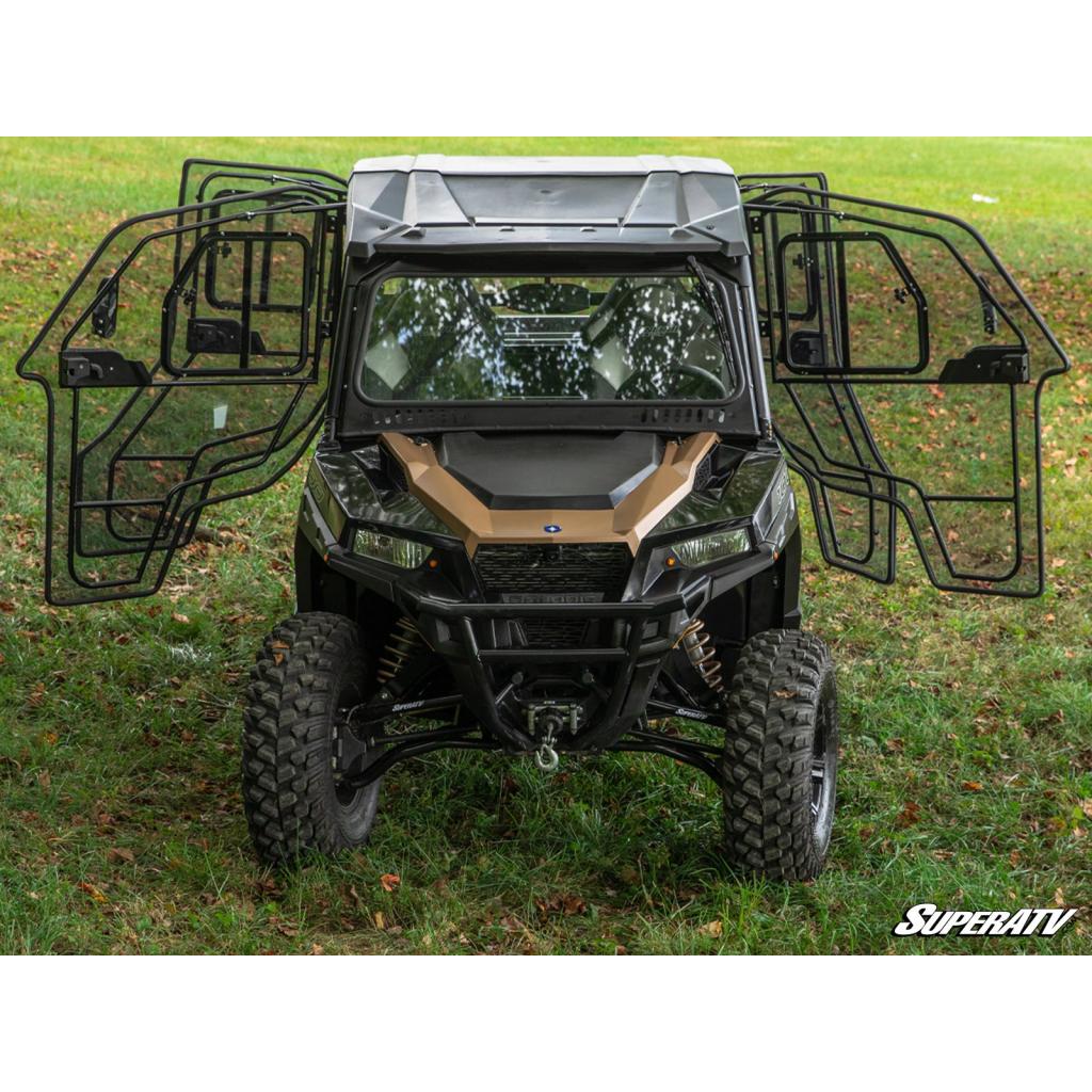 SuperATV Polaris General 1000 Cab Enclosure Doors - MojoMotoSport.com