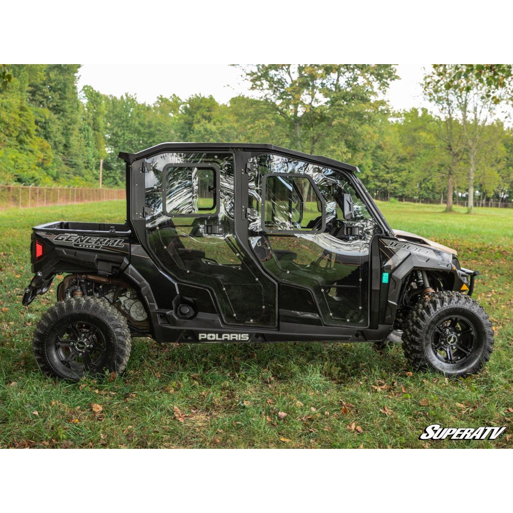 SuperATV Polaris General 1000 Cab Enclosure Doors - MojoMotoSport.com