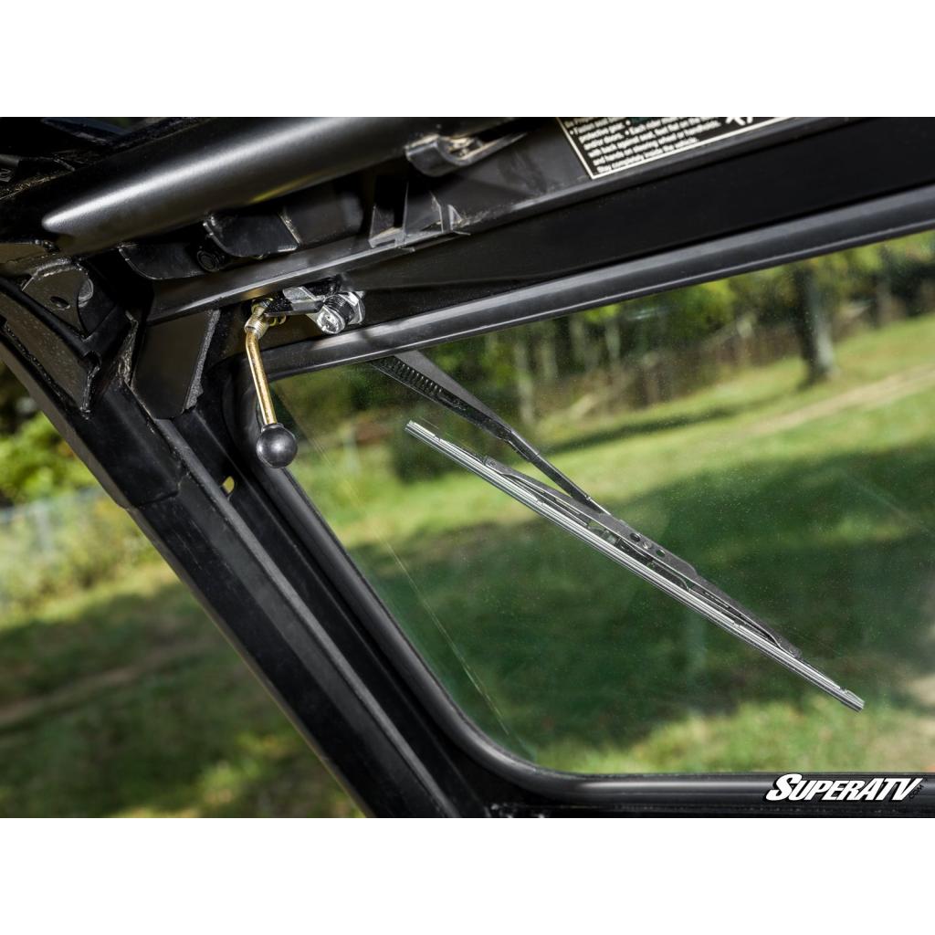 SuperATV Polaris General 1000 Flip - Down Glass Windshield - MojoMotoSport.com
