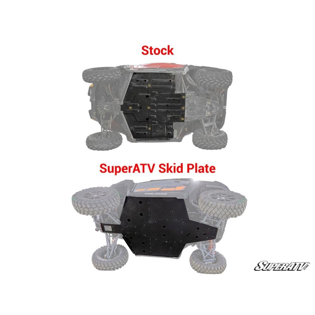SuperATV Polaris General 1000 Full Skid Plate - MojoMotoSport.com