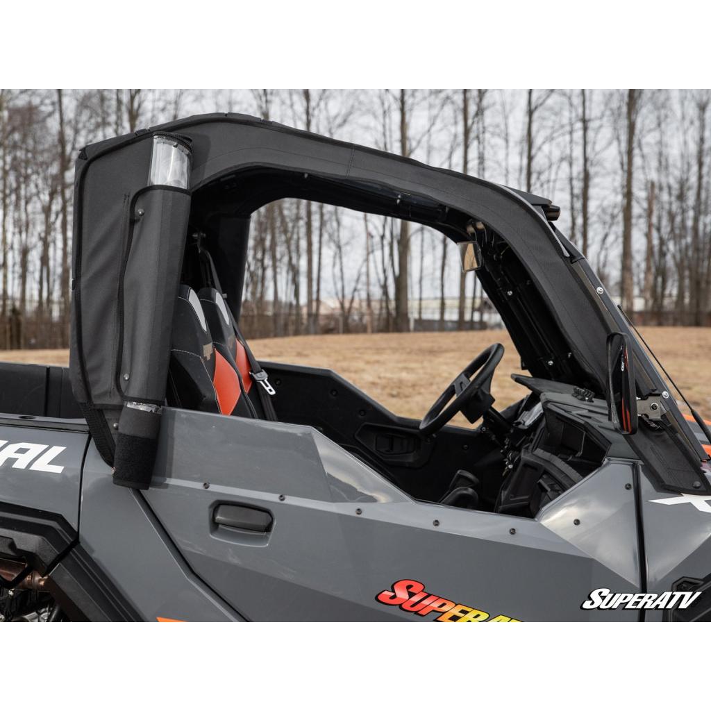 SuperATV Polaris General 1000 Primal Soft Cab Enclosure Upper Doors - MojoMotoSport.com