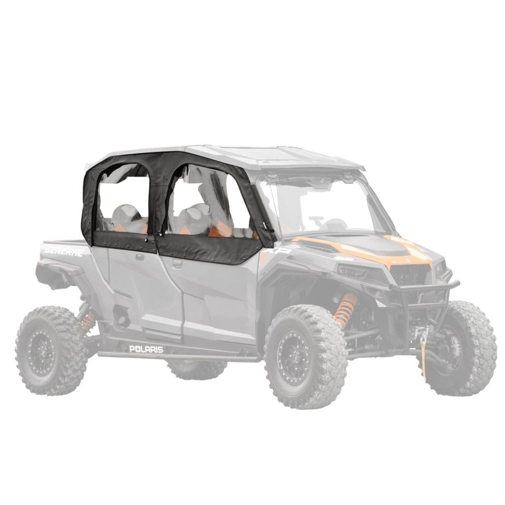 SuperATV Polaris General 1000 Primal Soft Cab Enclosure Upper Doors - MojoMotoSport.com