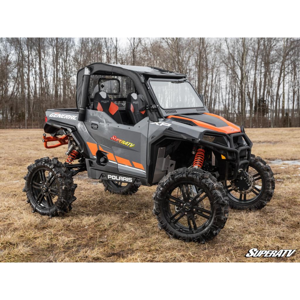 SuperATV Polaris General 1000 Primal Soft Cab Enclosure Upper Doors - MojoMotoSport.com