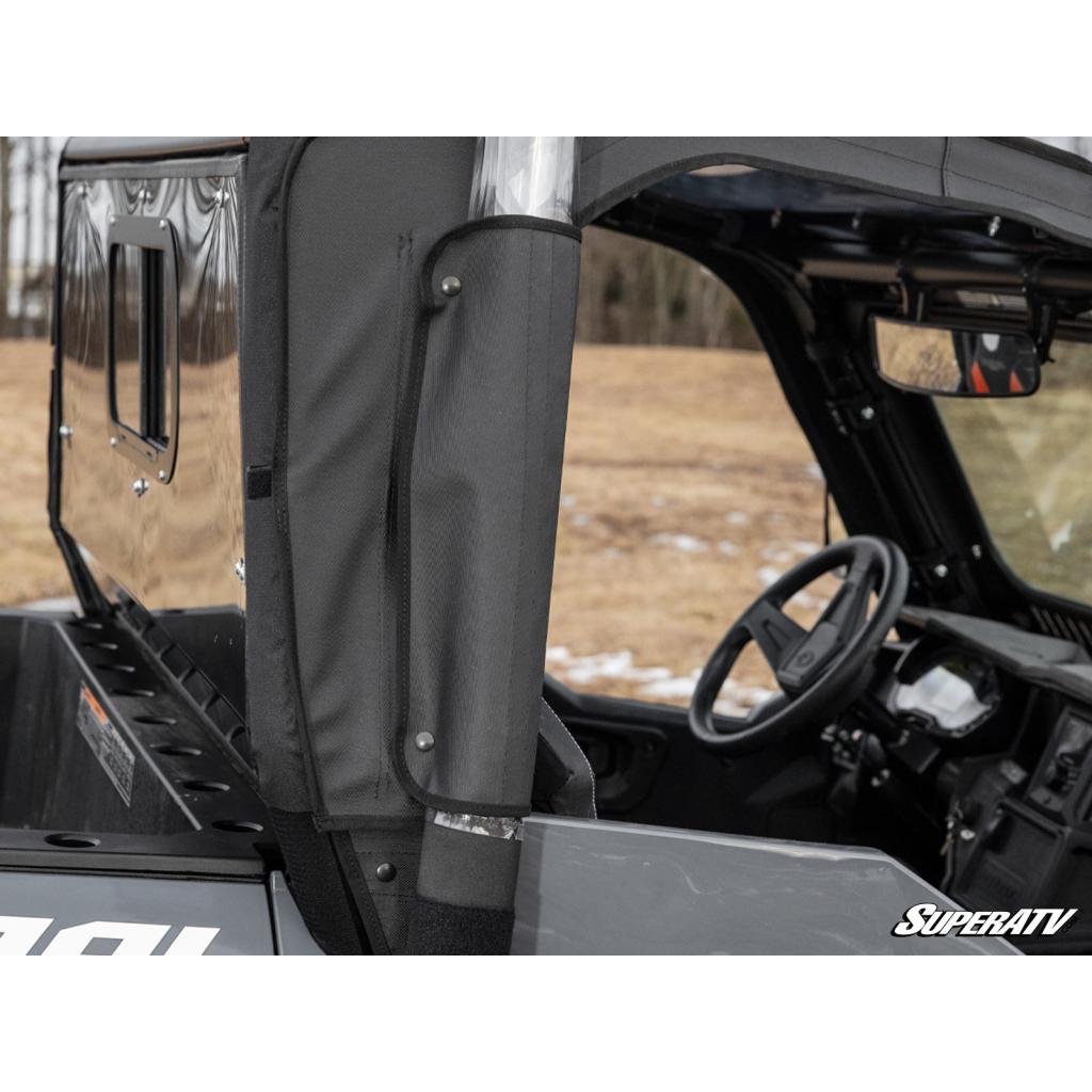 SuperATV Polaris General 1000 Primal Soft Cab Enclosure Upper Doors - MojoMotoSport.com