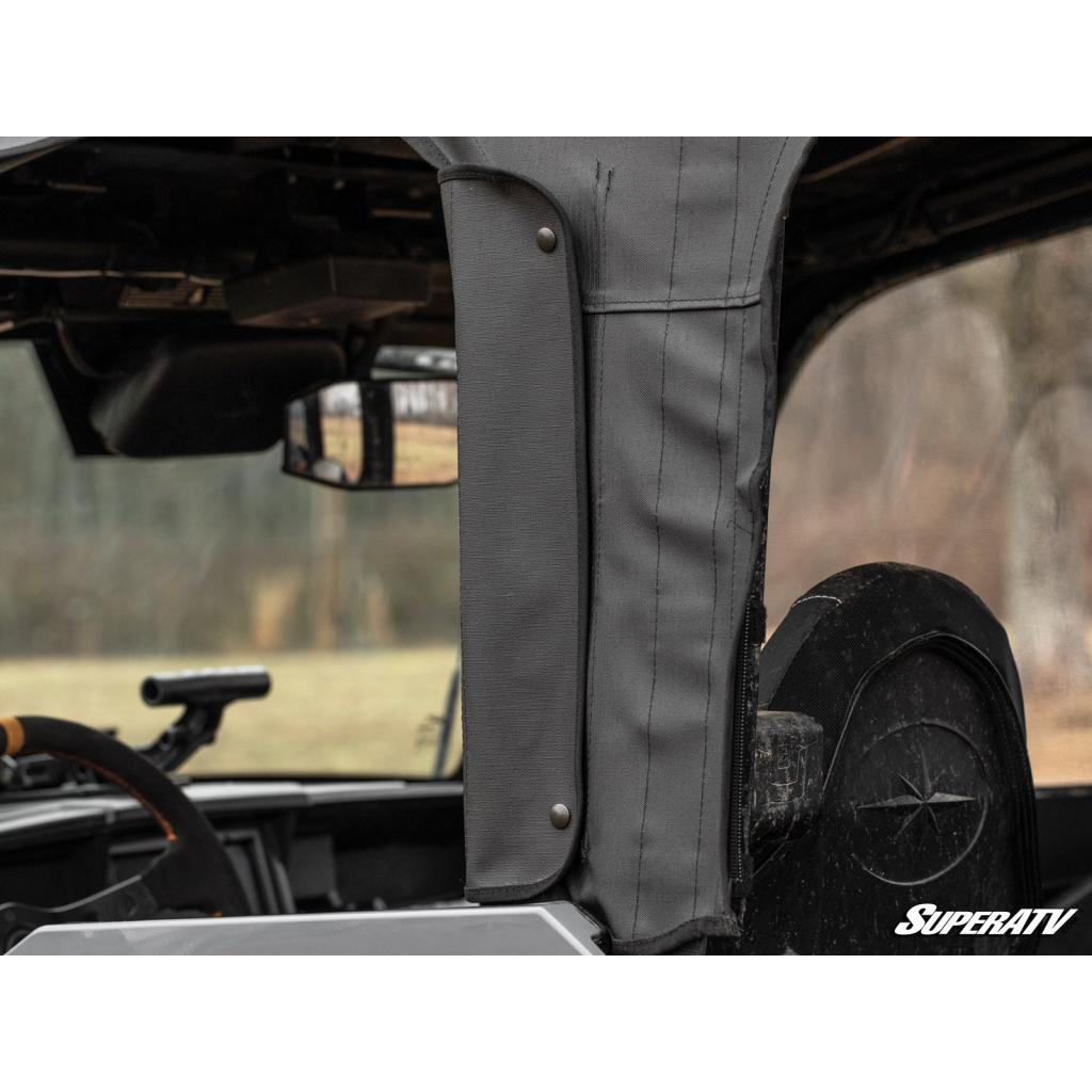 SuperATV Polaris General 1000 Primal Soft Cab Enclosure Upper Doors - MojoMotoSport.com
