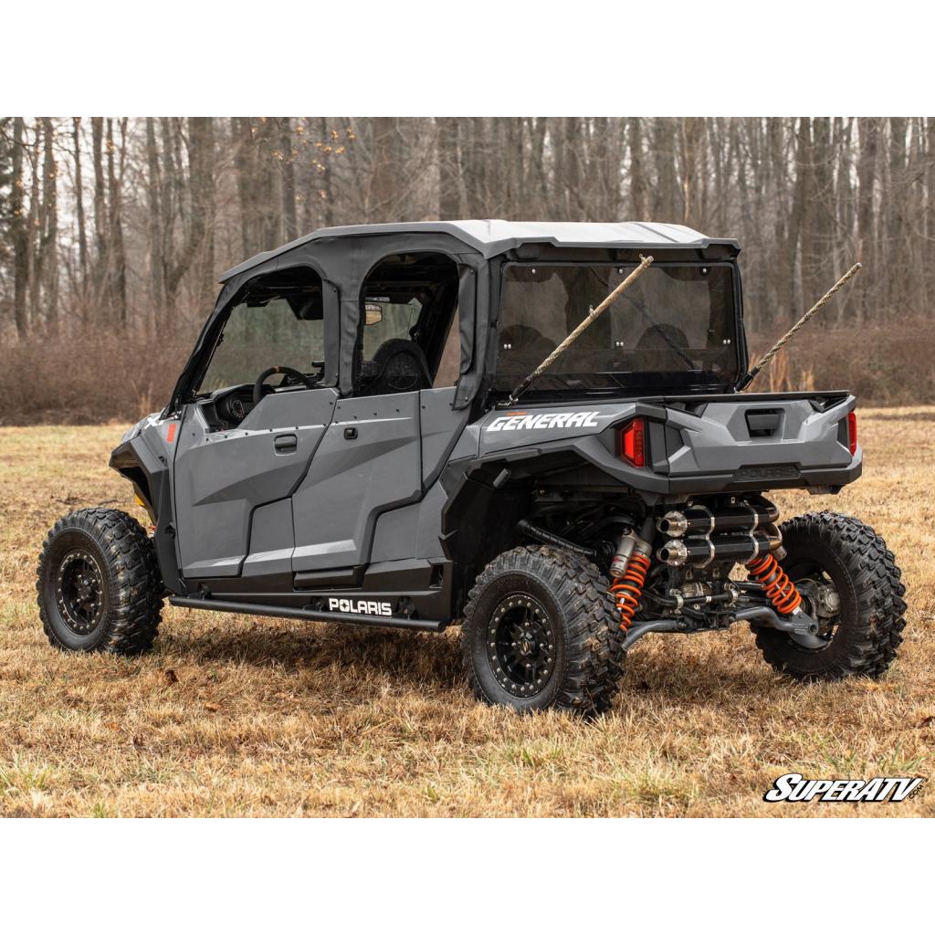 SuperATV Polaris General 1000 Primal Soft Cab Enclosure Upper Doors - MojoMotoSport.com