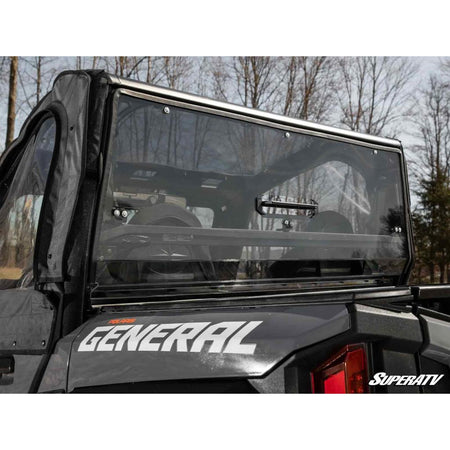 SuperATV Polaris General 1000 Rear Vented Windshield - MojoMotoSport.com