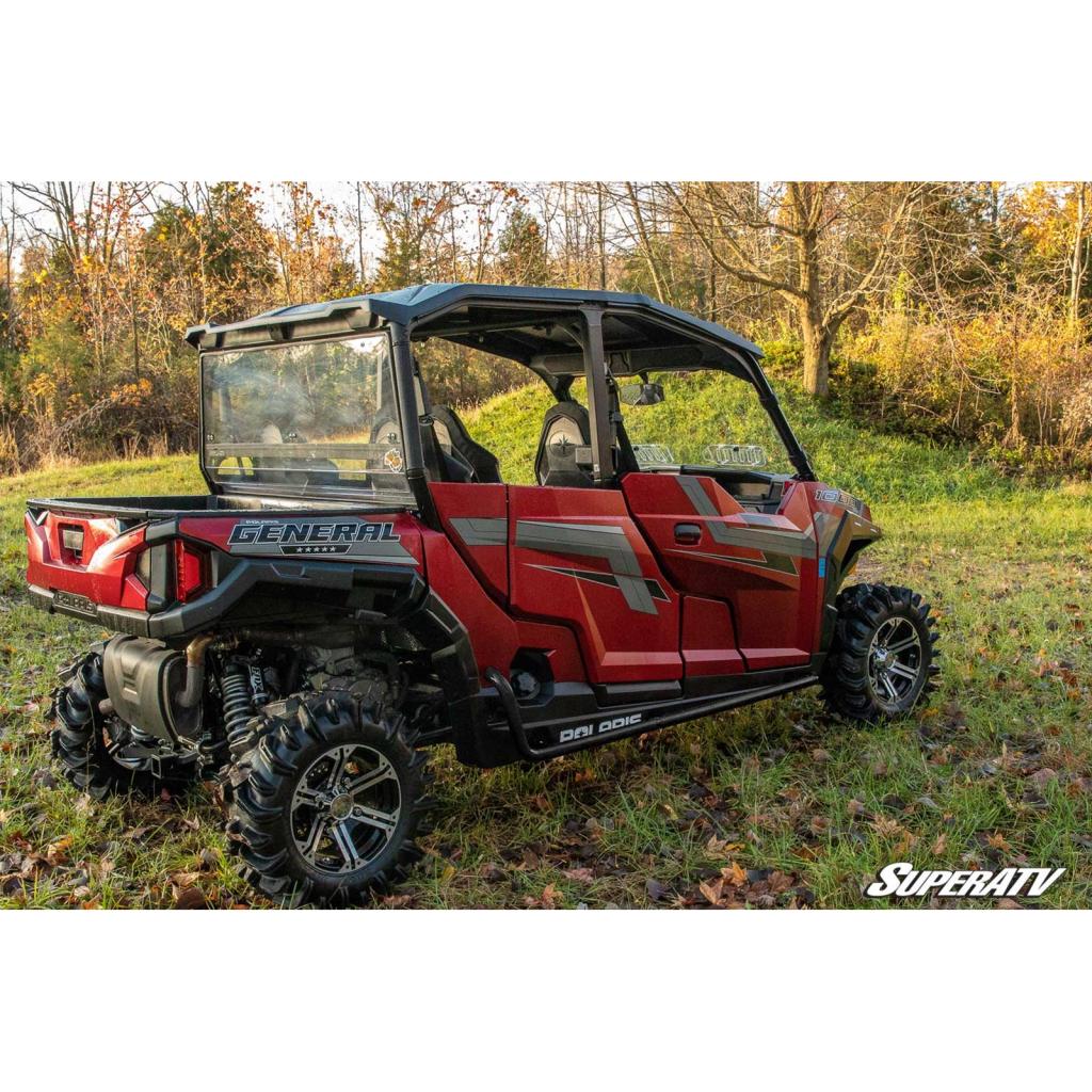 SuperATV Polaris General 4 Heavy - Duty Nerf Bars - MojoMotoSport.com