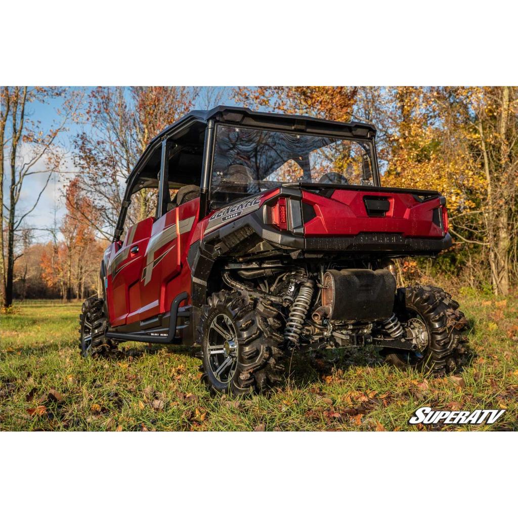 SuperATV Polaris General 4 Heavy - Duty Nerf Bars - MojoMotoSport.com