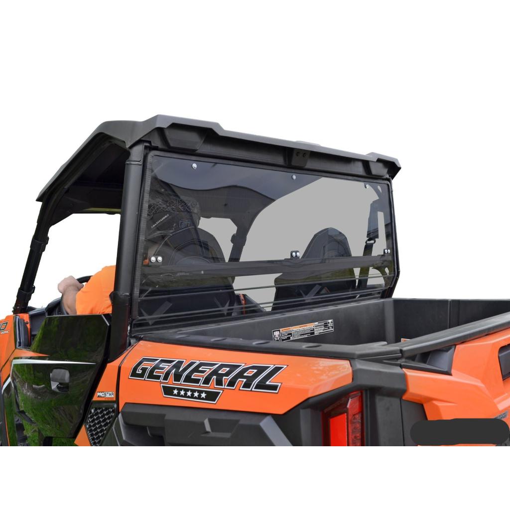 SuperATV Polaris General Rear Windshield - MojoMotoSport.com