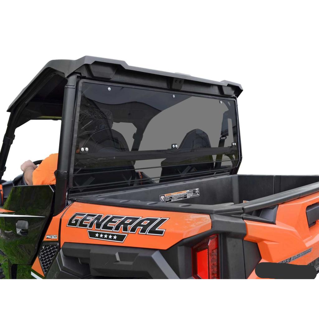 SuperATV Polaris General Rear Windshield - MojoMotoSport.com